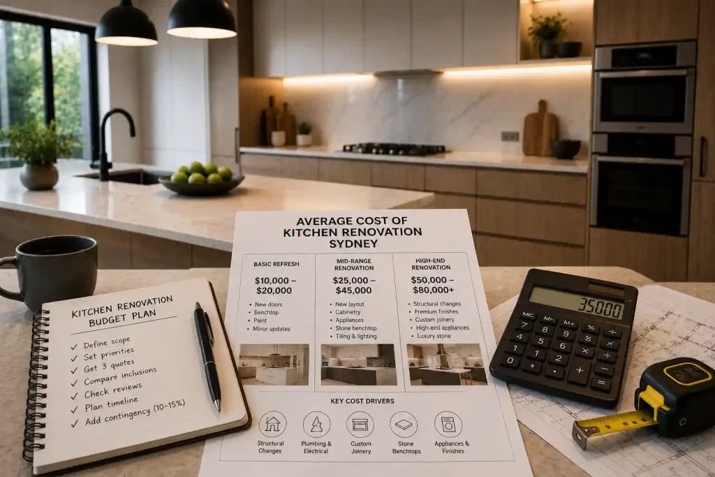 Average Cost Of Kitchen Renovation Sydney